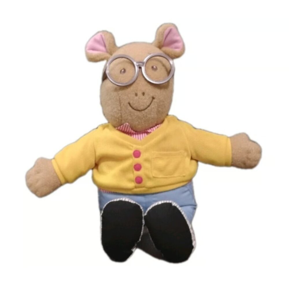 18 " Playskool Arthur Talking Plush Doll Toy 1996 PBS Hasbro, Works